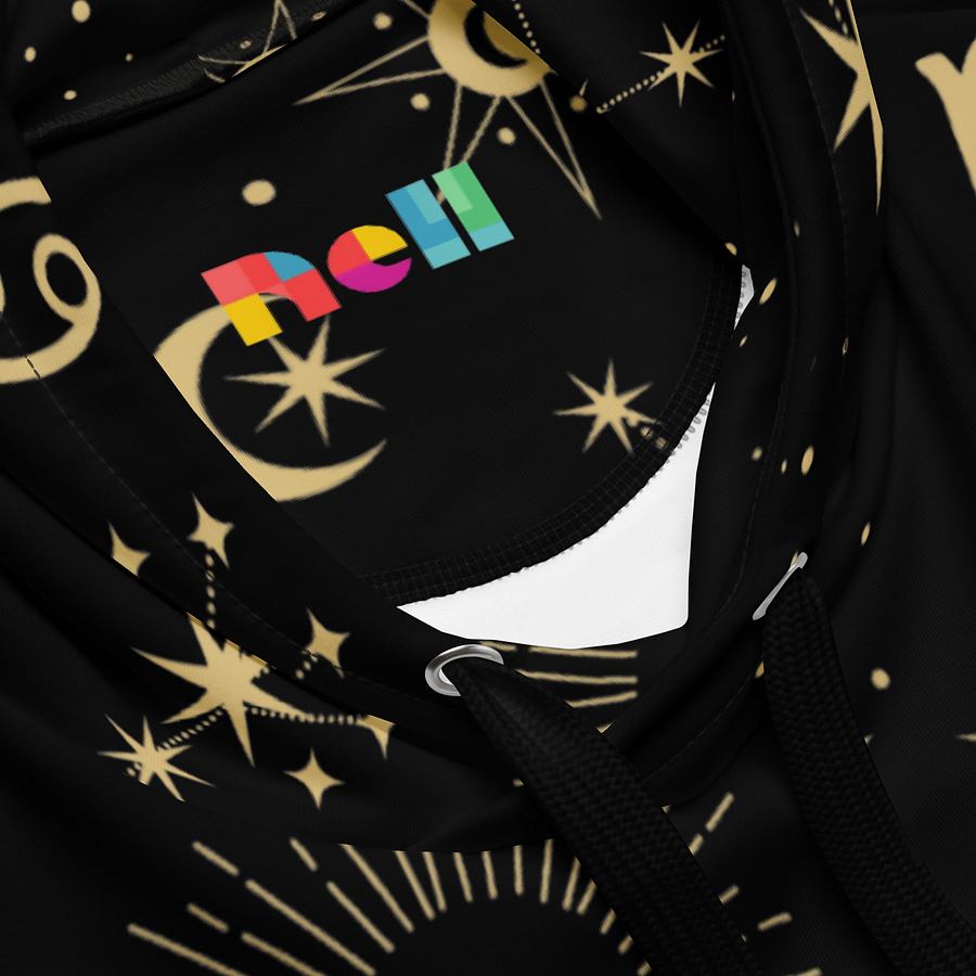 Celestial Zodiac Unisex Hoodie Astrology-Inspired All-Over Print Hoodie for Star Sign & Cosmic Style Lovers product image (4)