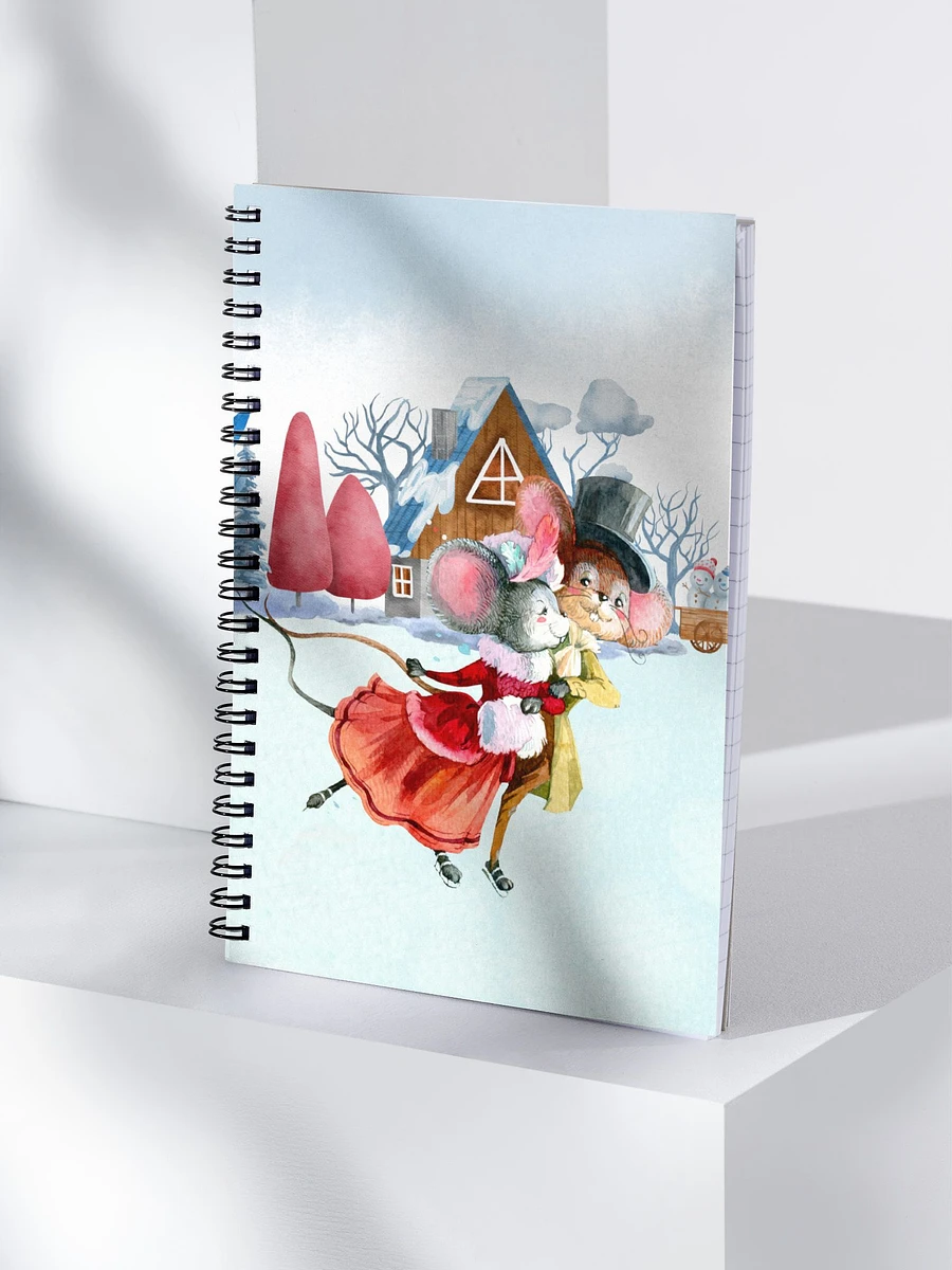 Warm Winter Embrace Spiral Notebook product image (4)