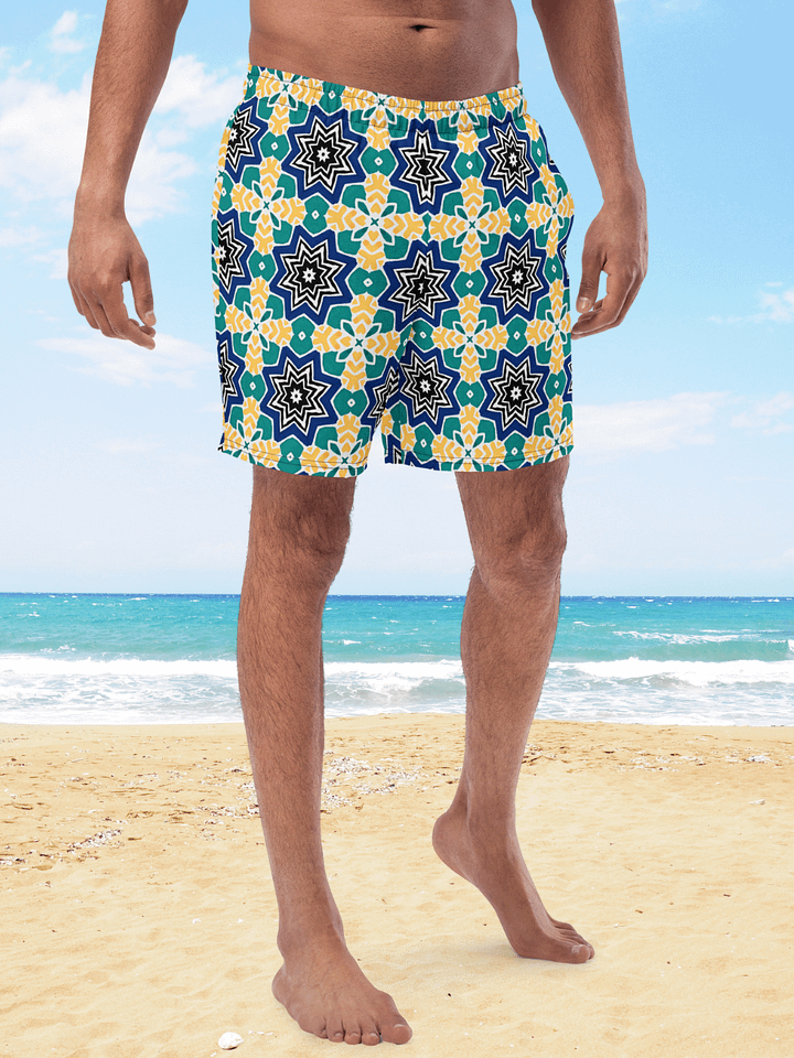 Starry Symmetry Swim Trunks product image (1)