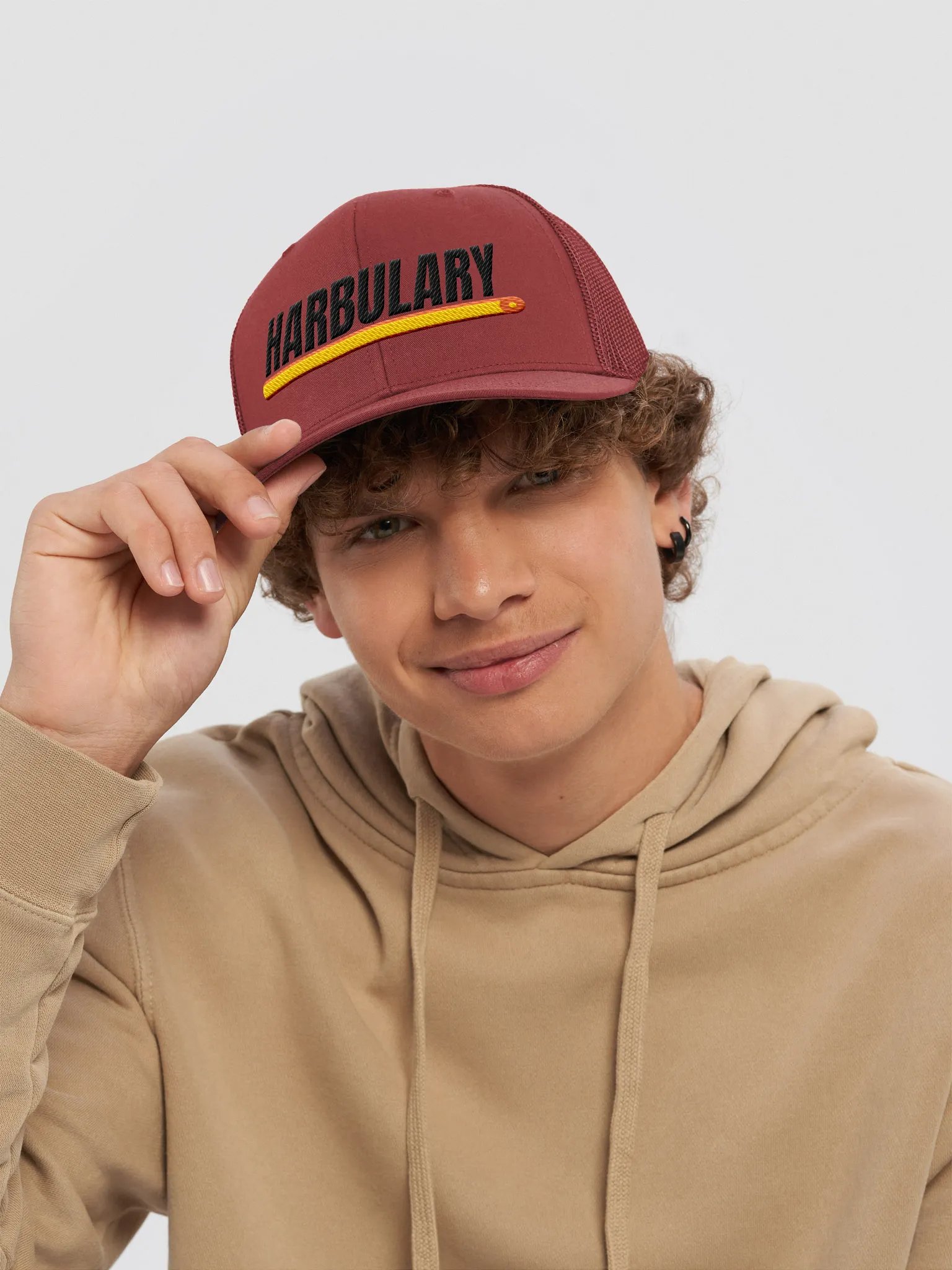 "Harbulary Battery" Logo Trucker Hat product image (6)