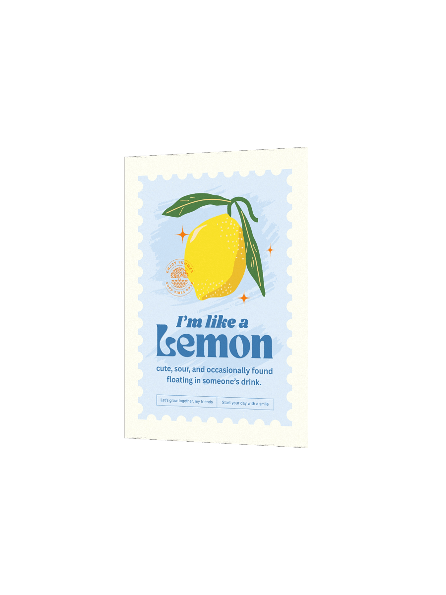 Im Like a Lemon Cute Sour Poster product image (3)