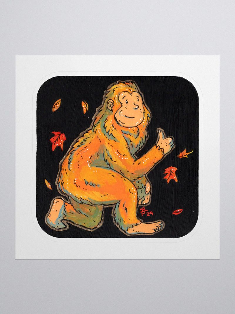 Bigfoot of Approval Kiss-Cut Vinyl Sticker