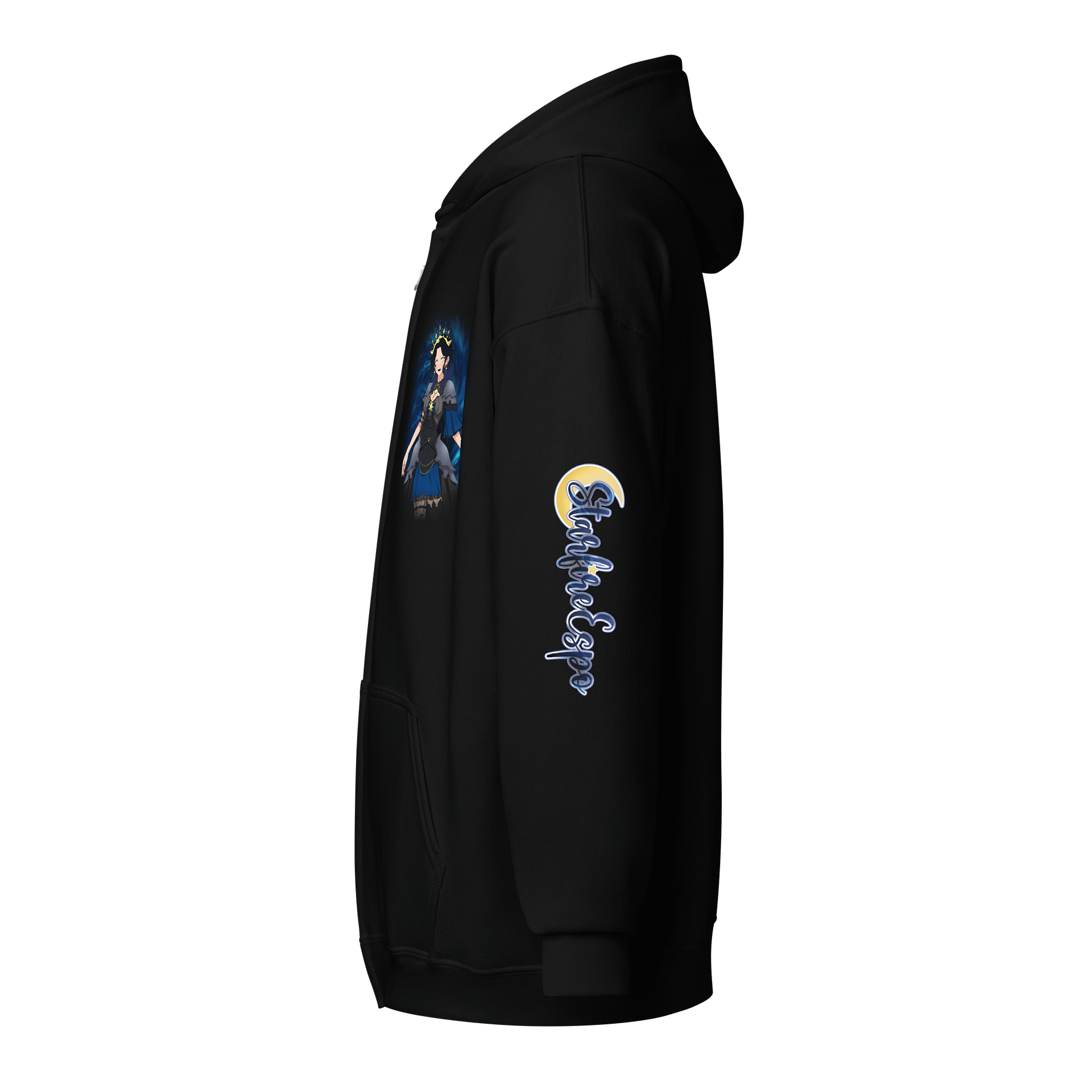 "Black Hole Queen" Queen Umbra Zip Hoodie product image (4)