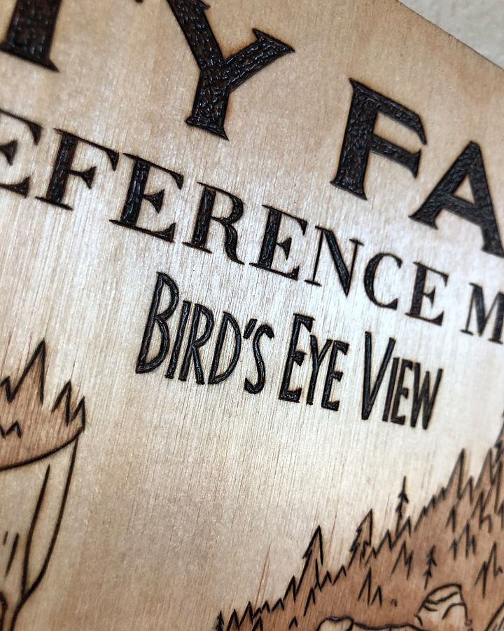 Gravity Falls Reference Map product image (2)