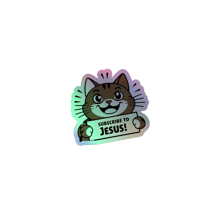 Divine Cat Holographic Sticker Set product image (1)