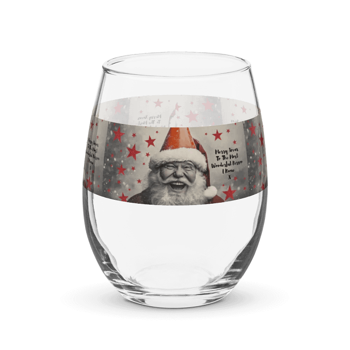 Wine Glass Glasgow Santa product image (1)