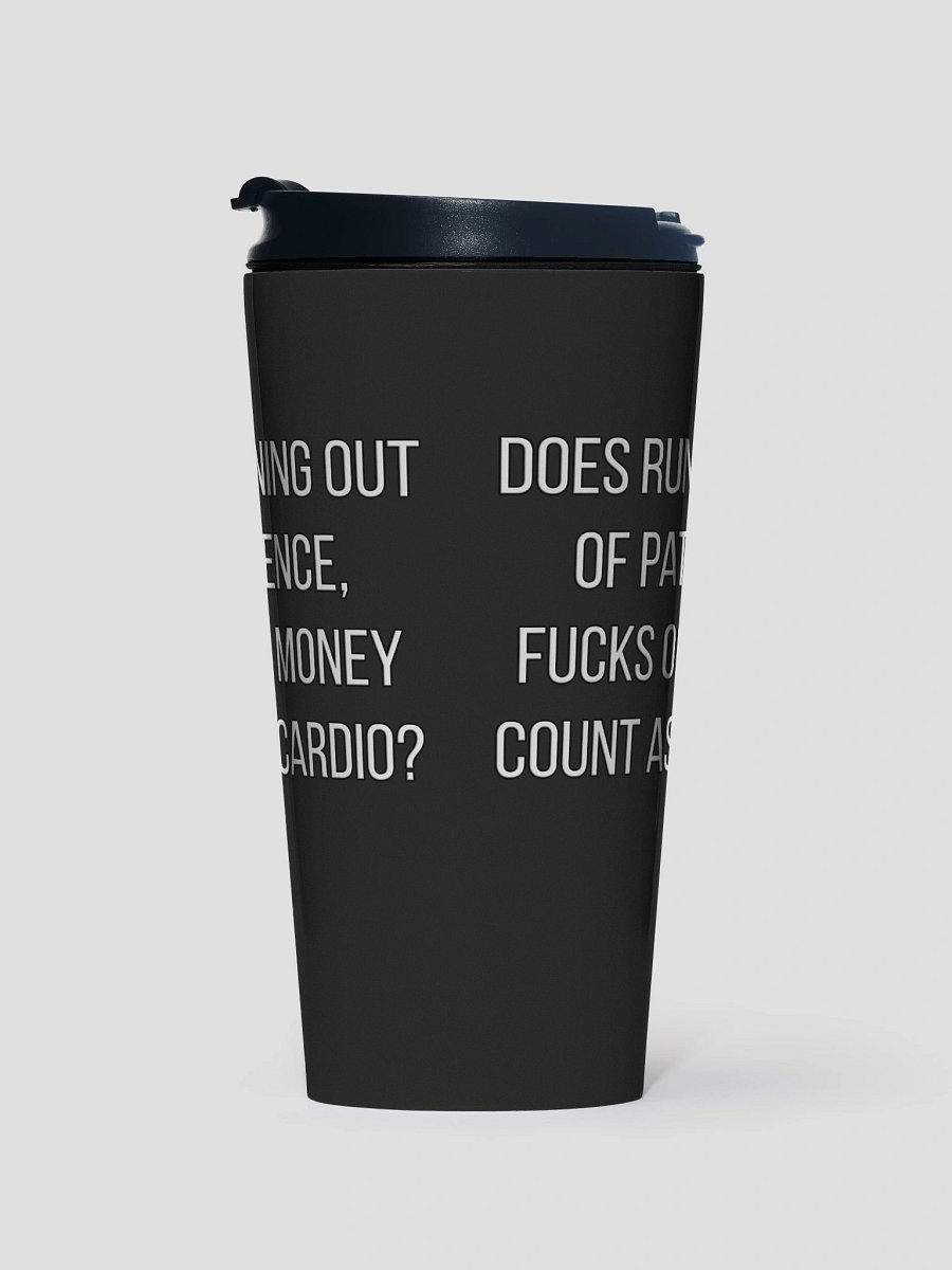 nope snark - cardio travel mug product image (1)