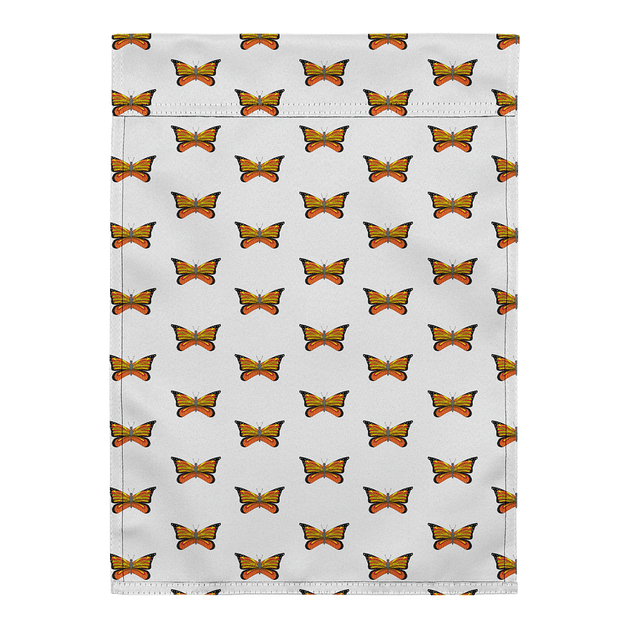 Symmetrical Butterfly Garden Flag product image (2)