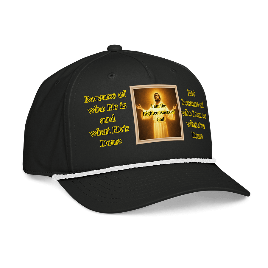 I am the Righteousness of God (Male) Richardson Five-Panel Classic Rope Cap product image (4)
