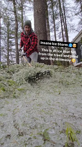Insane freezing rain storm has destroyed thousands of trees across central Ontario, but that doesn't stop my inner child from...