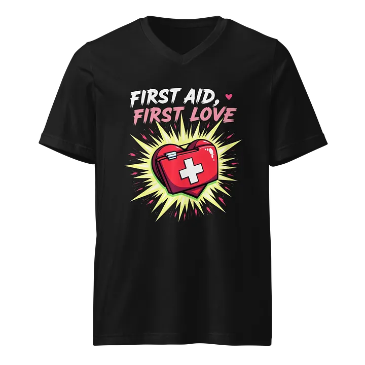 Love First Aid Heart Kit V-Neck Tee product image (1)