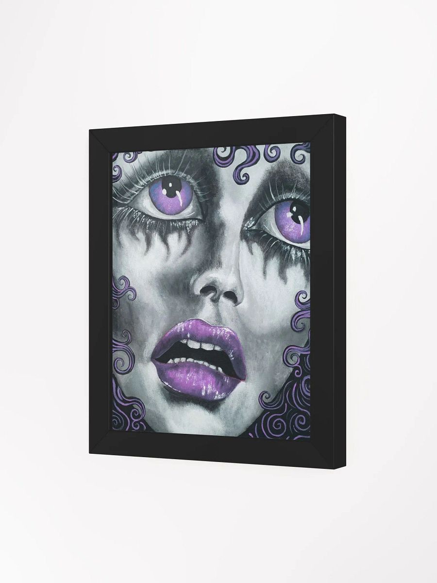 Fayette in purple framed print product image (3)