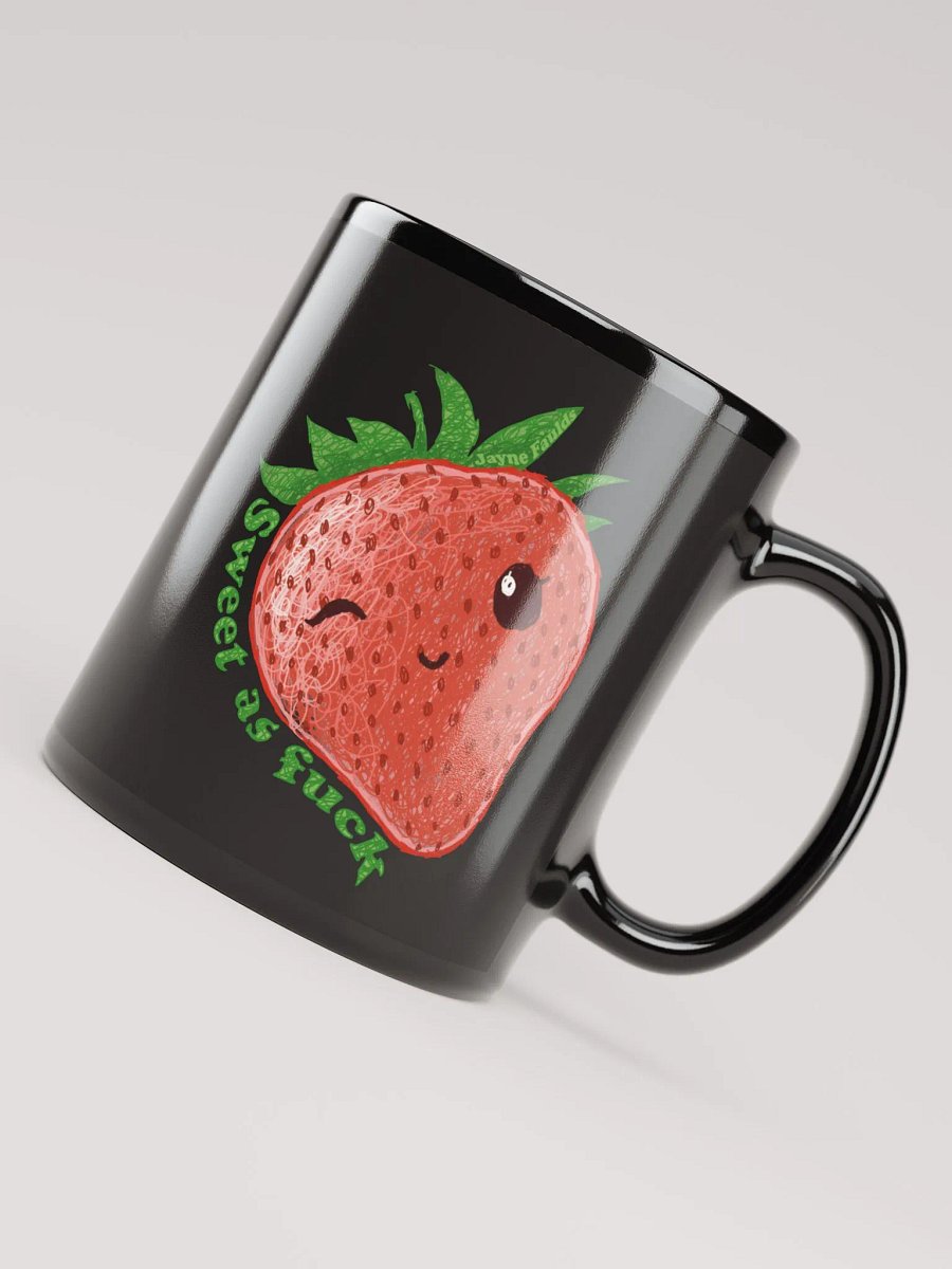Lottie's Sweet Strawb Black Mug product image (4)