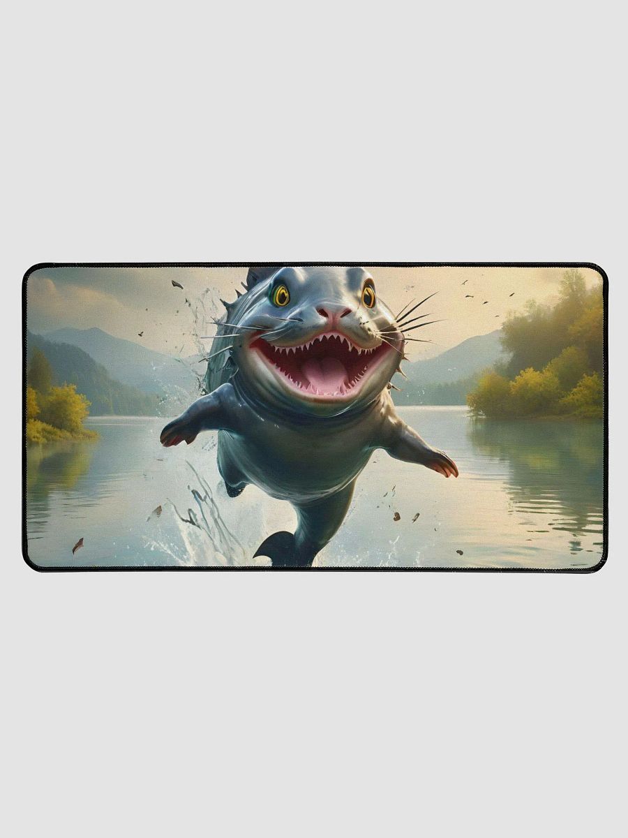 Whimsical Cat-Fish Desk Mat product image (1)