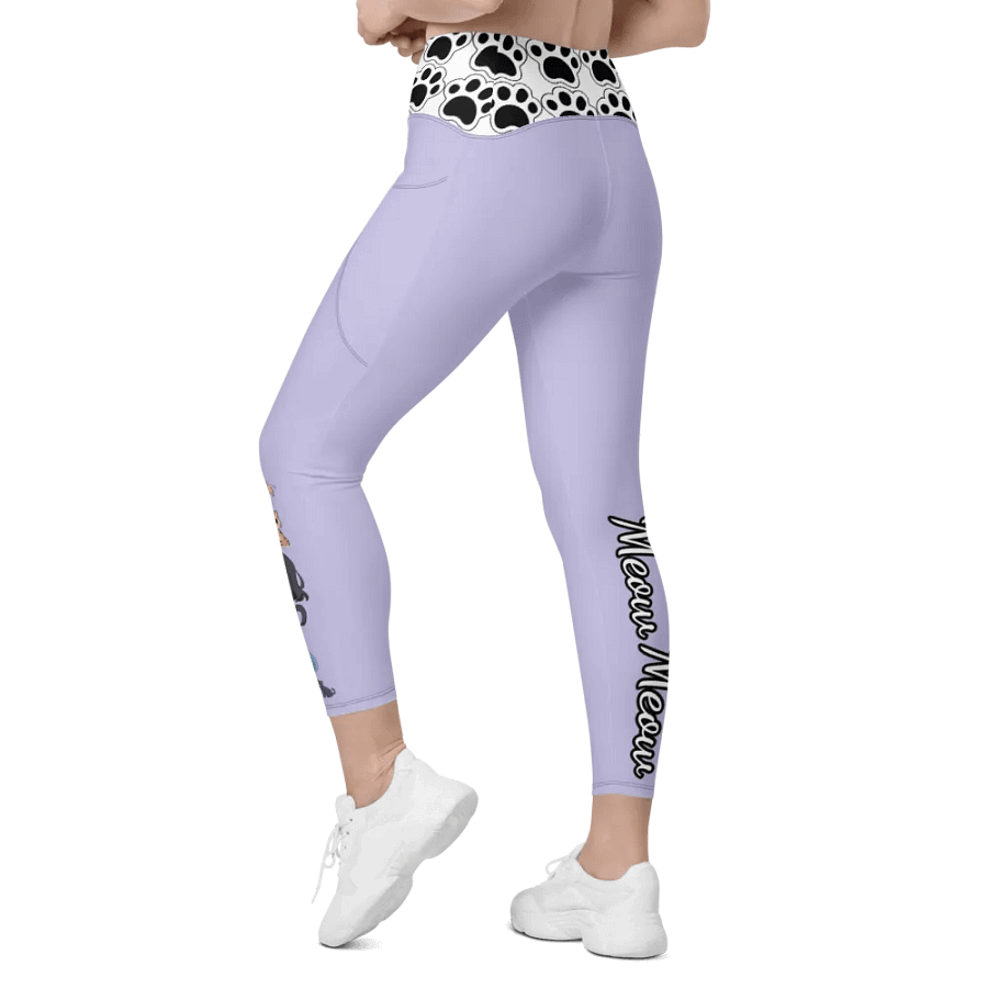 Chibi Cat Girls All-Over Print Leggings product image (7)