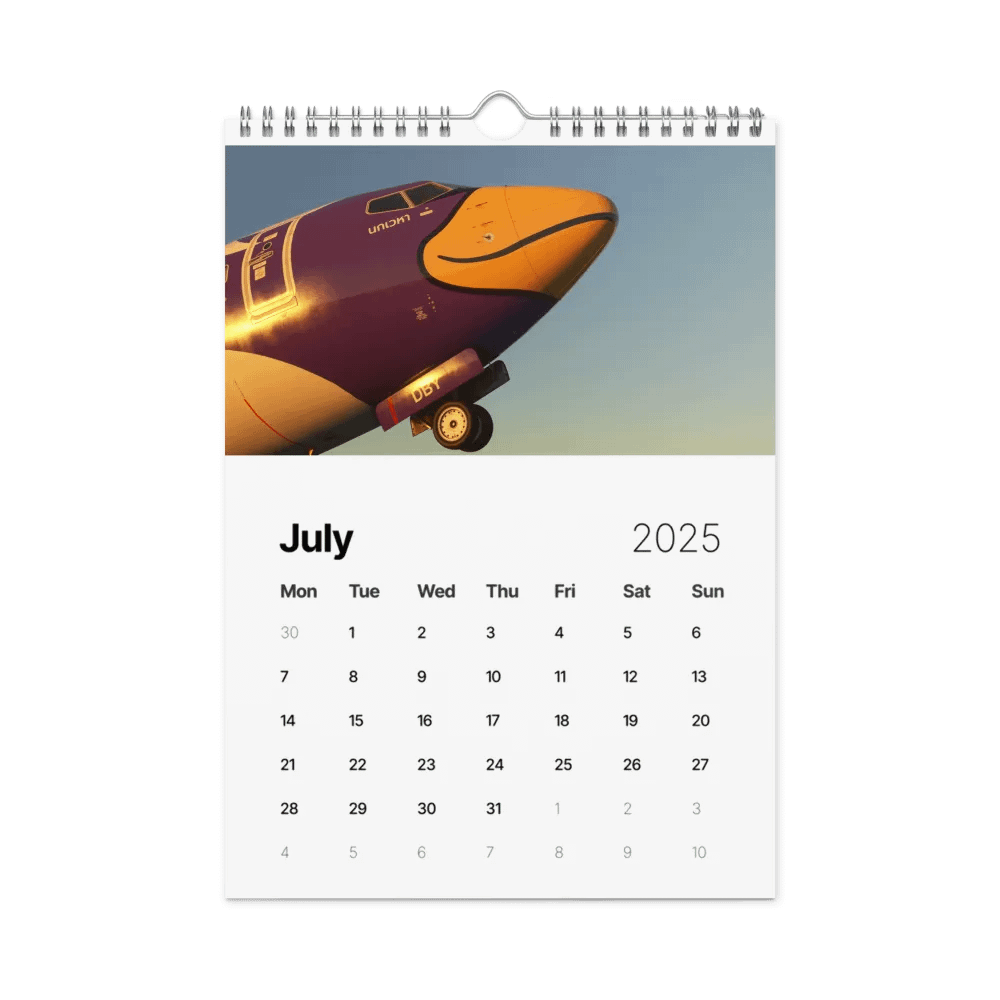 2025 Wall Calendar! Best Of: Flight Sim Screenshots! product image (8)