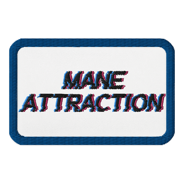 MA White Embroidered Patch product image (1)