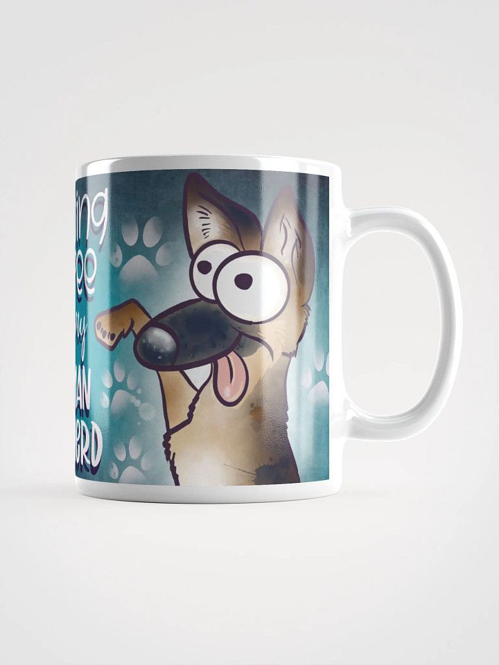 Morning Coffee With My German Shepherd Mug product image (1)