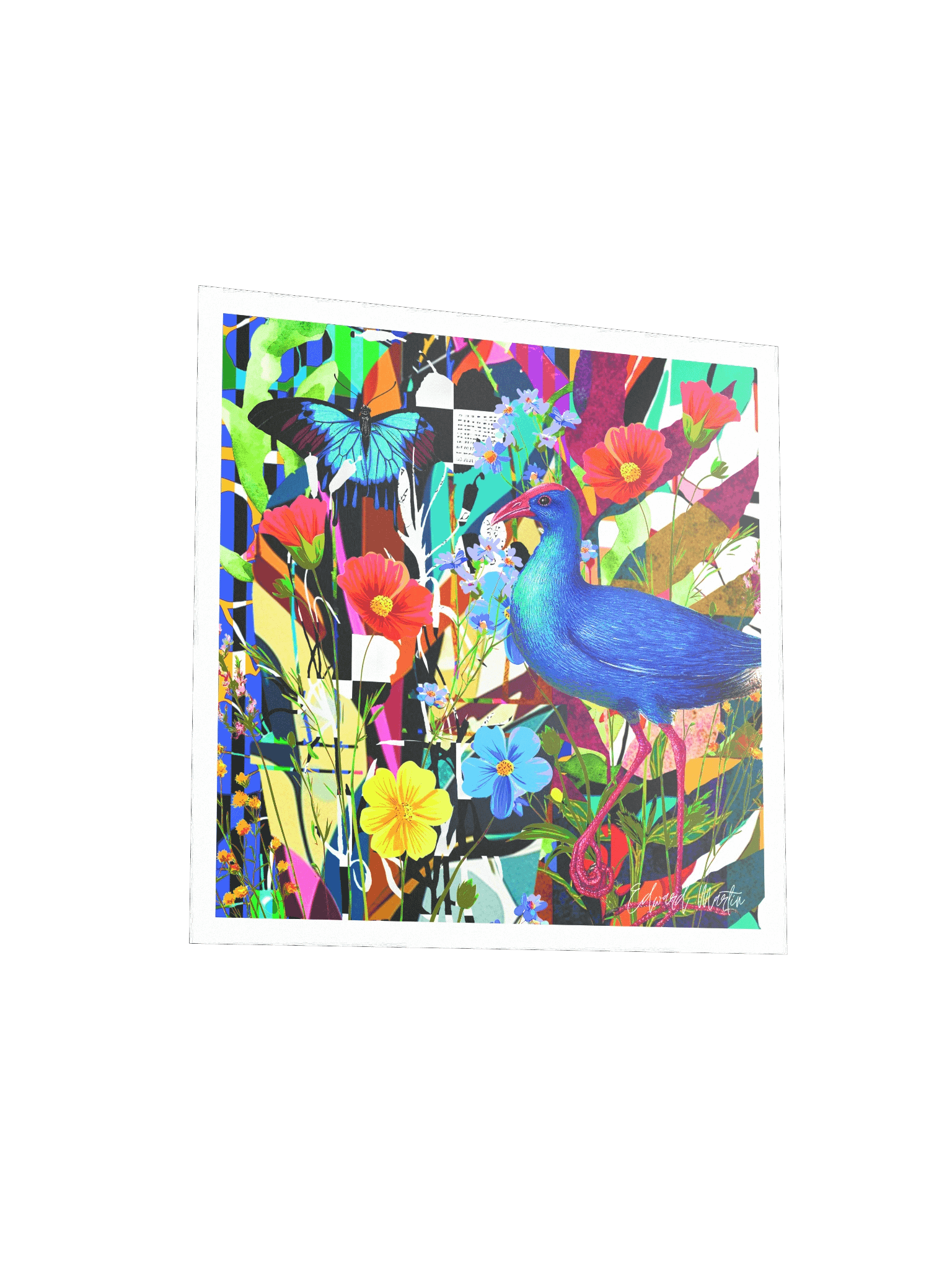 'Maximalist Flora' by Edward Martin Collage Print product image (13)