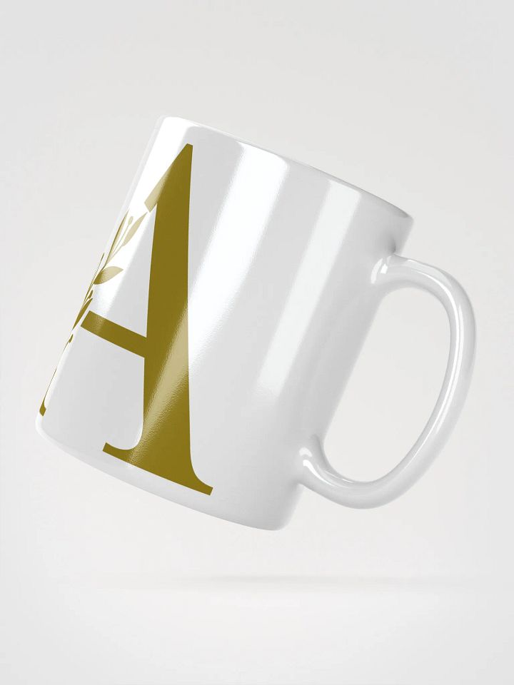 Aesthetic Foliage White Mug (Brown) product image (2)