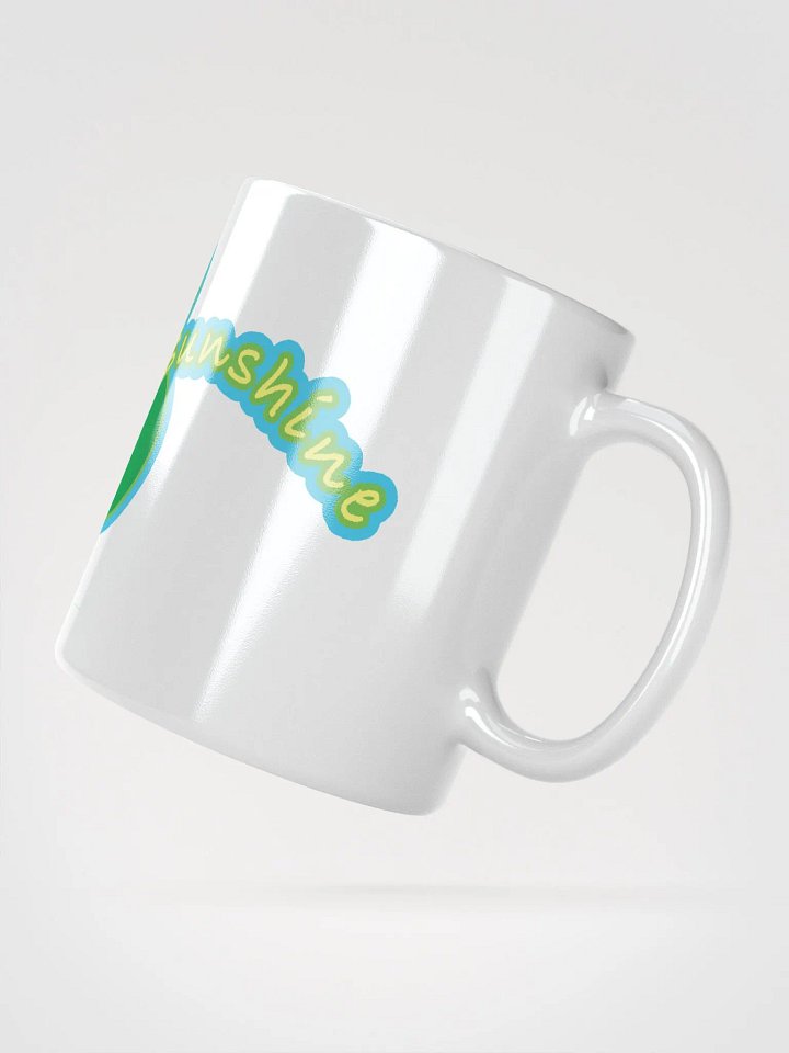 SHAMROCKS AND SUNSHINE • white glossy mug product image (4)