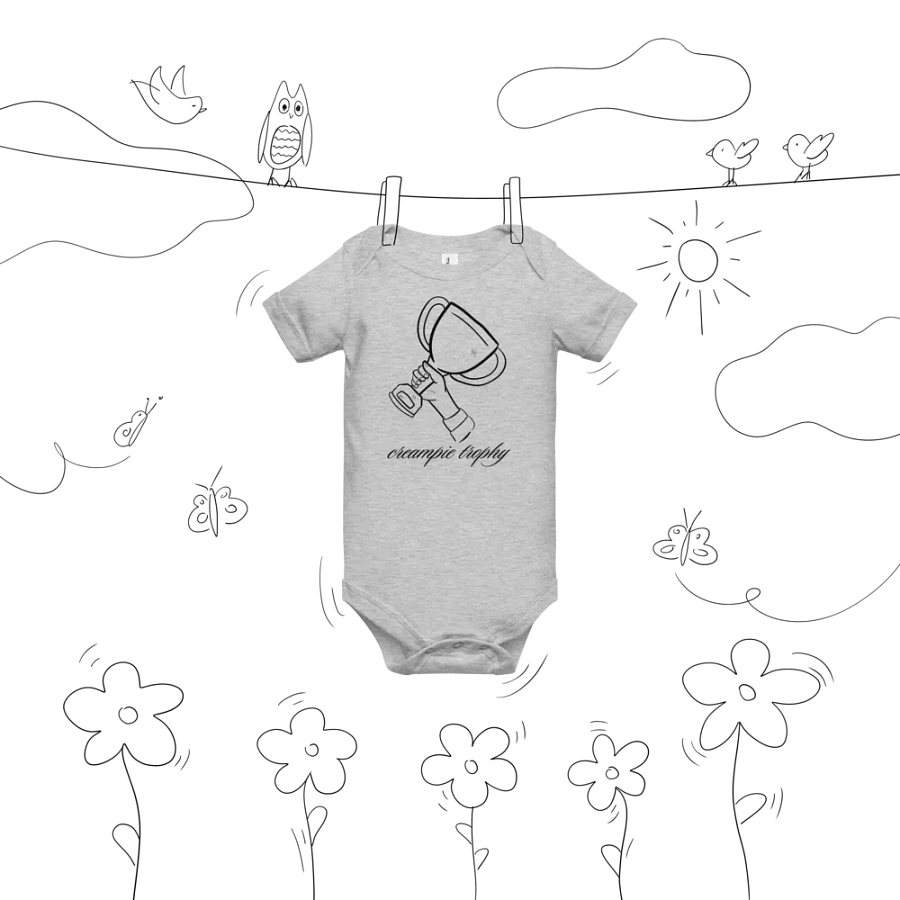 cream pie trophy onesie product image (24)