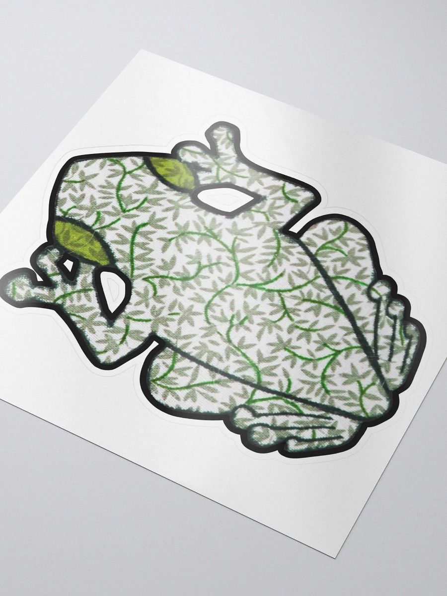 Big Frog Sticker in Ivy product image (3)