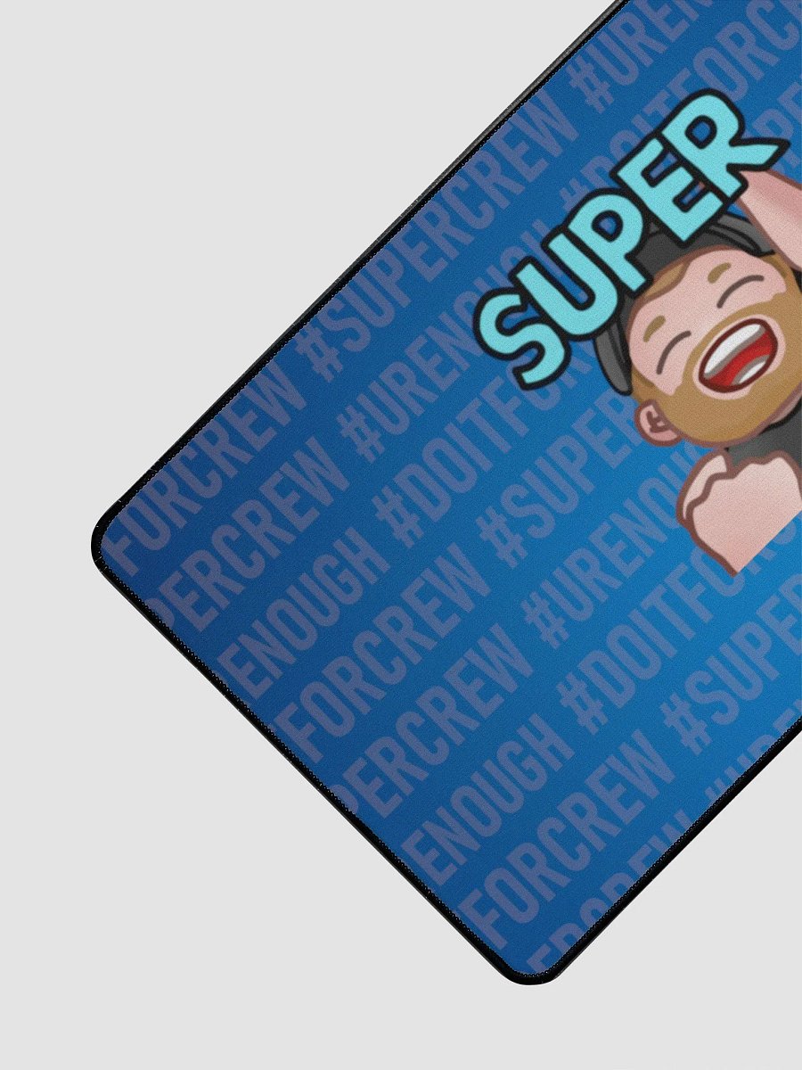 Super # - Blue Desk Mat 15.5