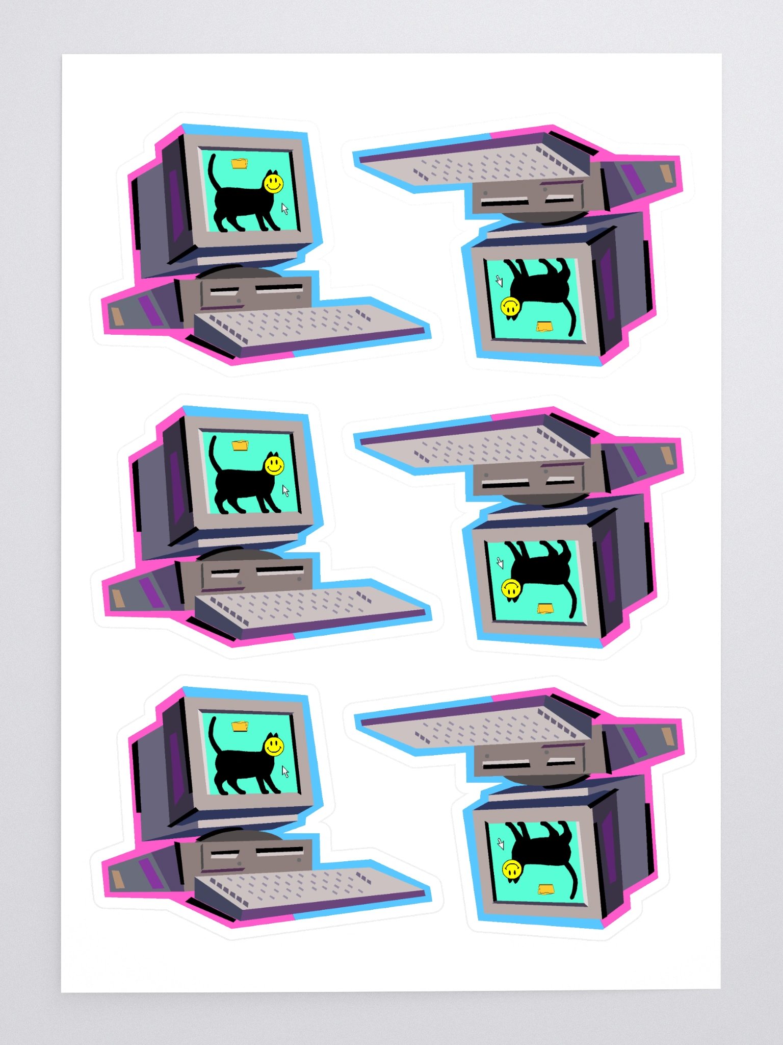 y2kat sticker sheet product image (3)