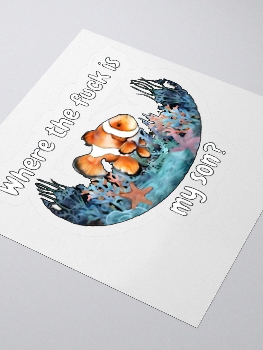 Where The Fuck Is My Son Sticker product image (3)
