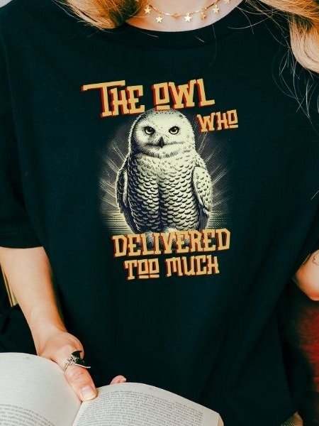 Hedwig Owl Funny Vintage Pulp Mystery Harry Potter Shirt product image (12)
