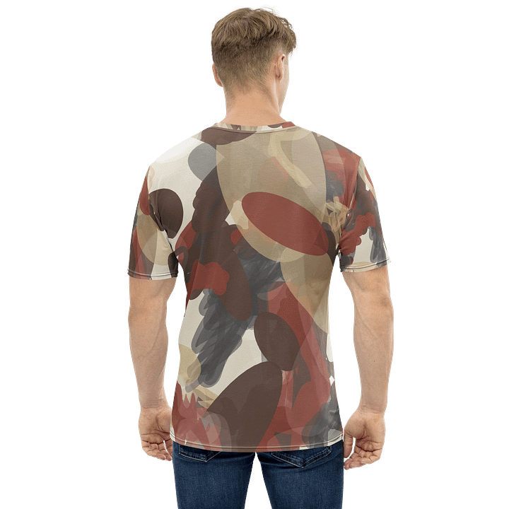 Translucent Abstract All-Over Print T-Shirt product image (2)