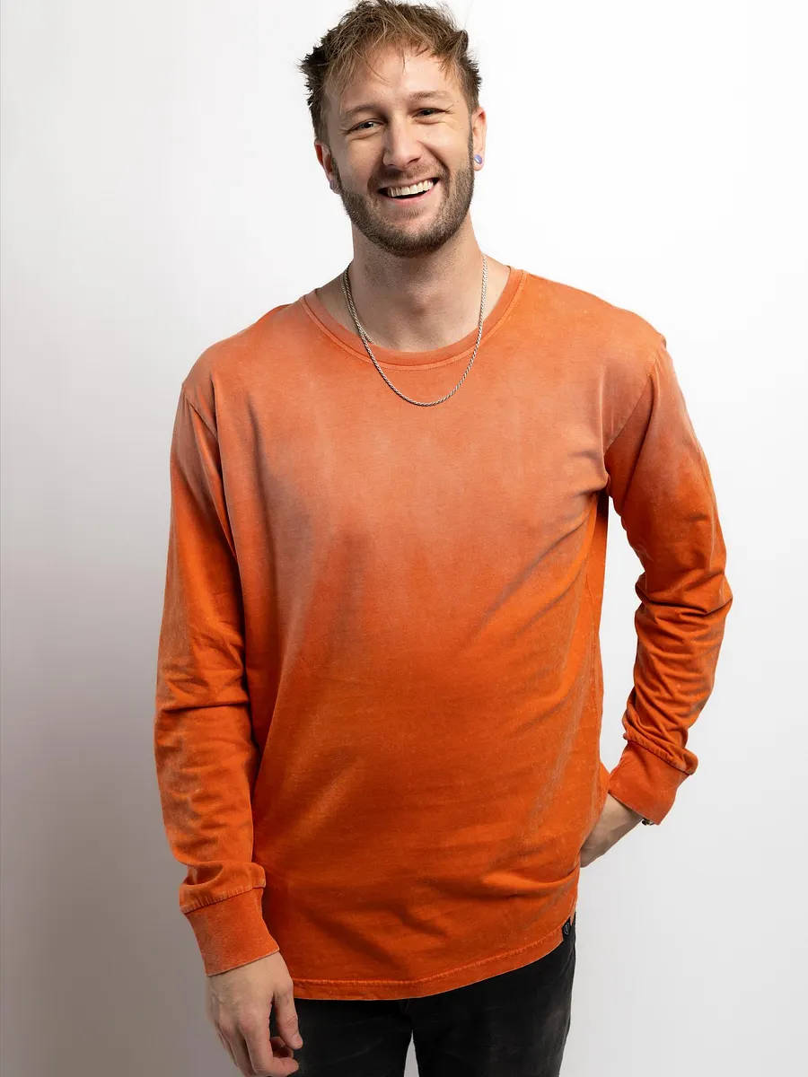 Long Sleeve Tee 2-Pack - Mango/Walnut product image (1)