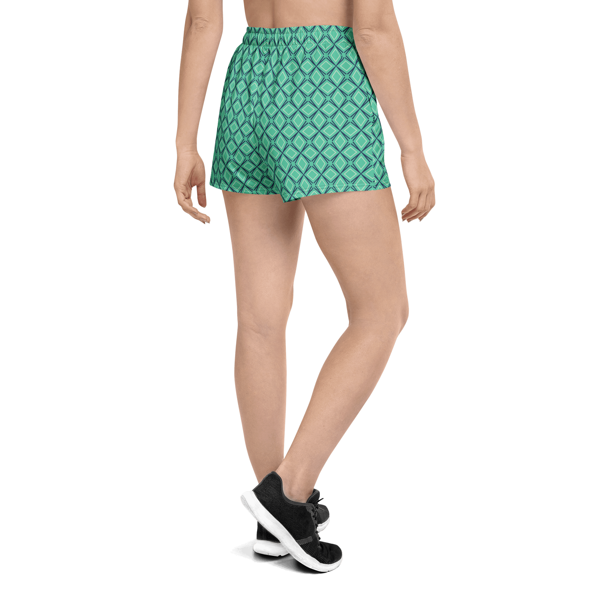 Geometric Illusion All Over Print Unisex Athletic Shorts product image (6)