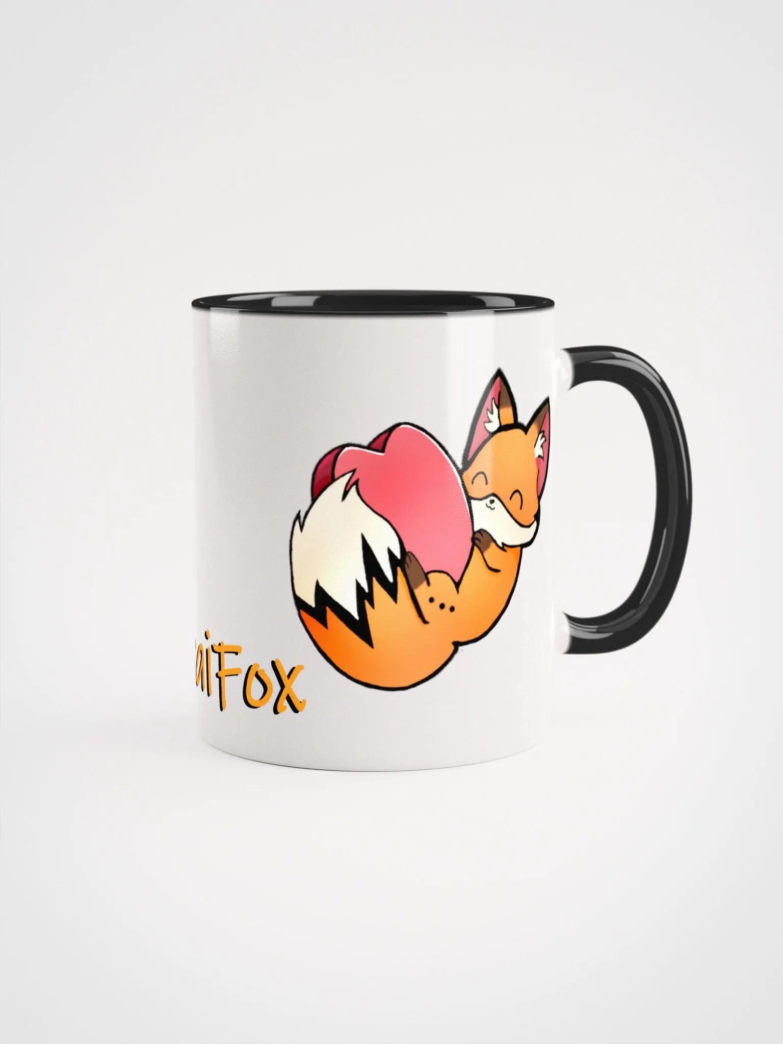 Heart Ceramic Mug with Color Inside product image (1)