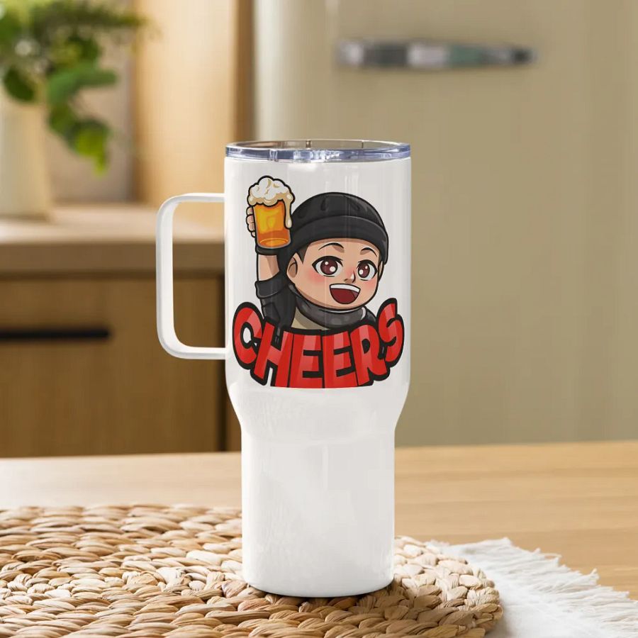 Sarge Cheers Emote Travel Mug product image (10)