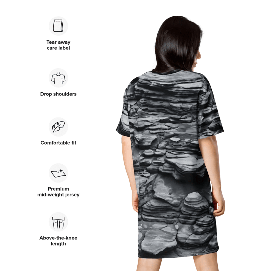Earth Tones T Shirt Dress product image (10)