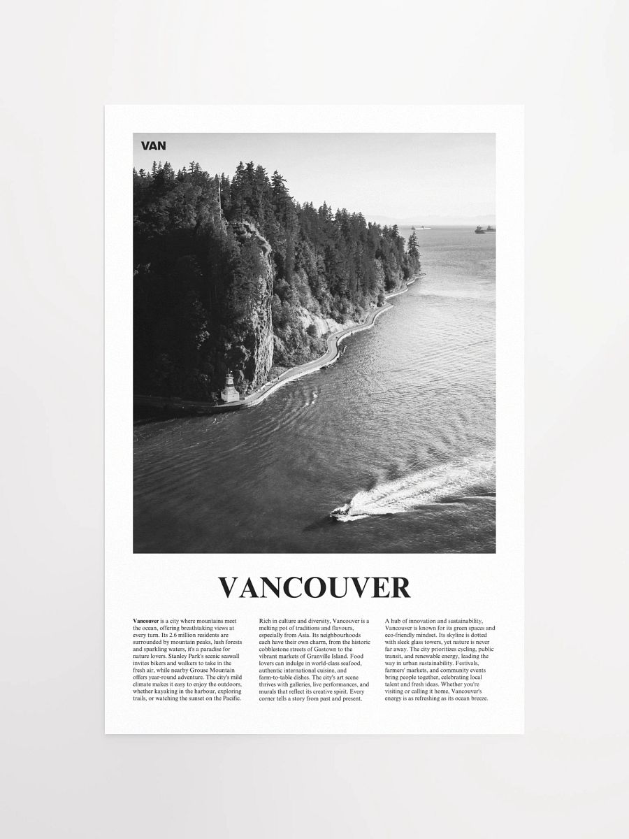 Vancouver 02 Newspaper Poster product image (11)