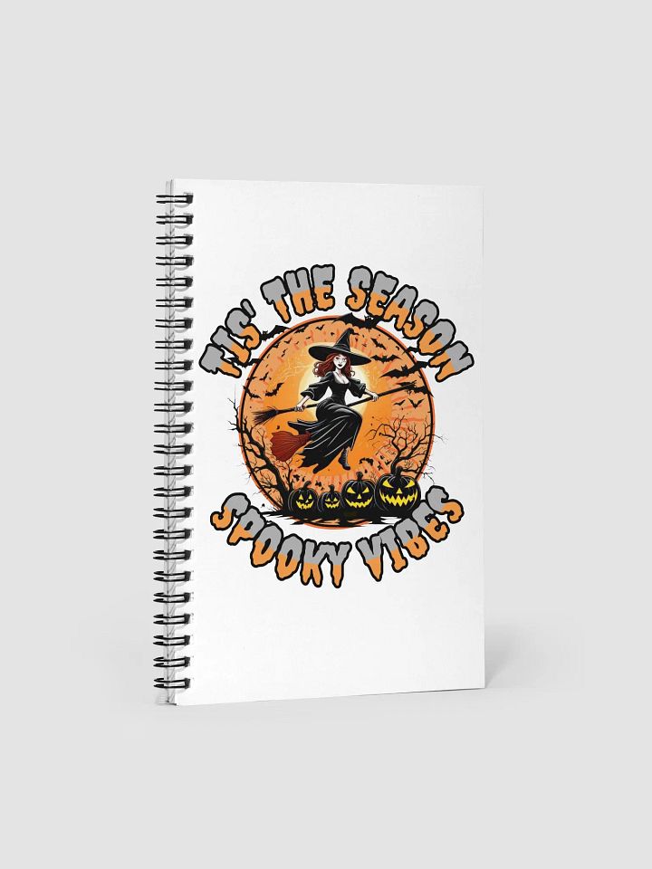 Tis The Season Spooky Vibes Spiral Notebook product image (1)