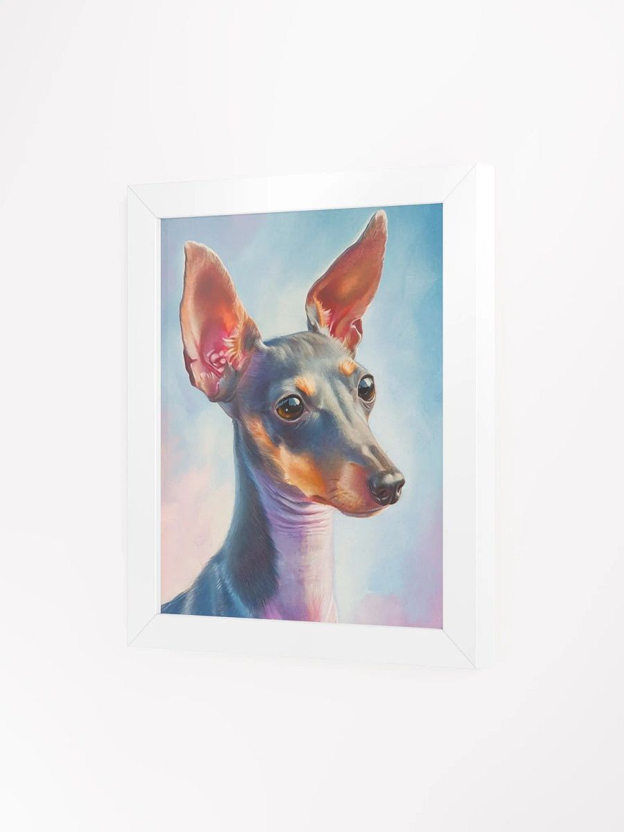 Vibrant Dog Portrait Framed Poster product image (3)