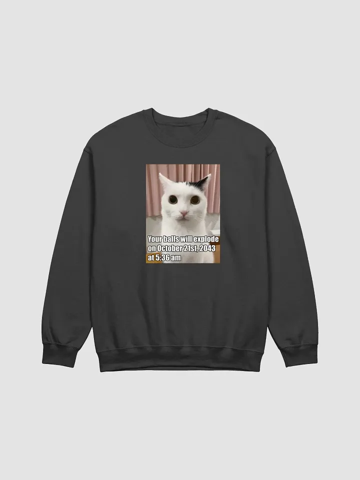 Your Balls Will Explode On October 21st 2043 At 5:36am Sweatshirt product image (1)