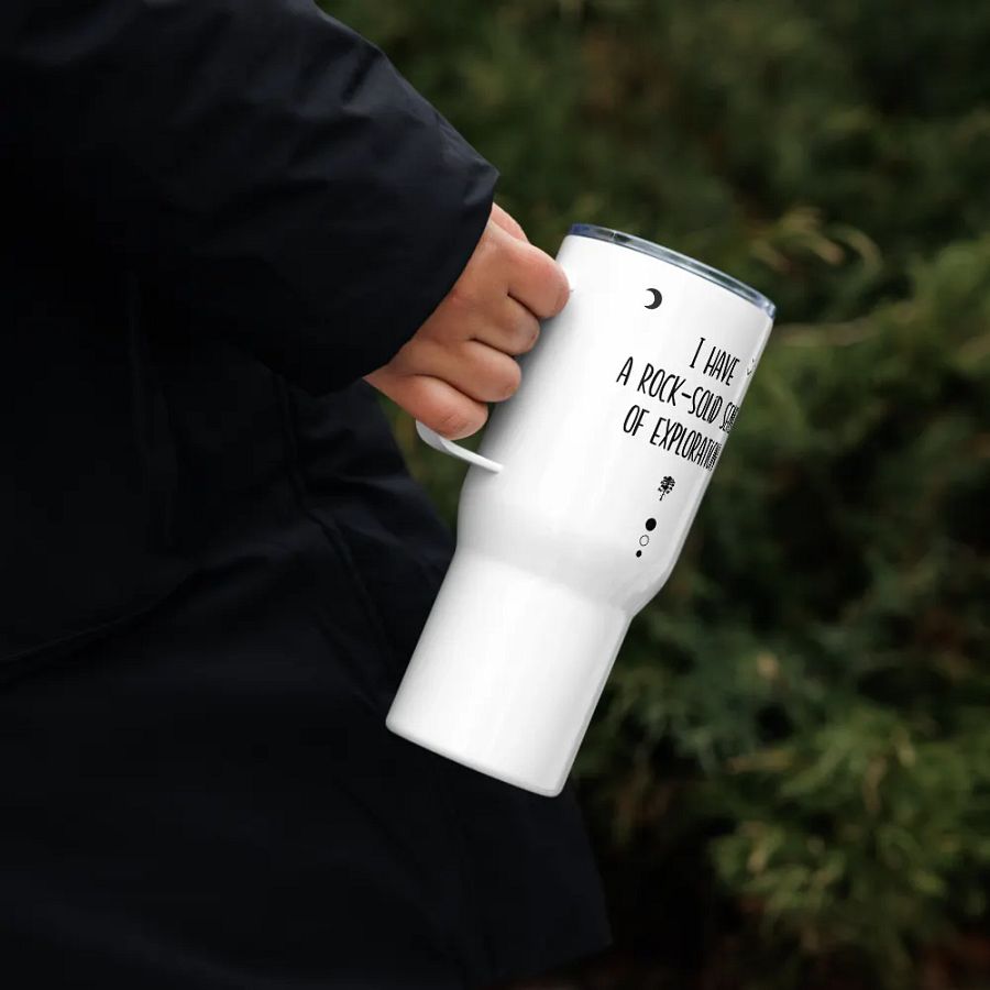 Travel tumbler with handle for a mountain hiker product image (9)