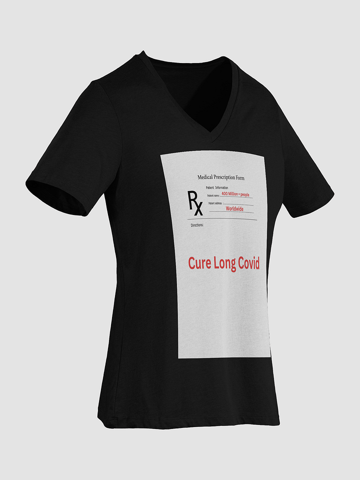 Cure Long Covid RX Relaxed V-Neck Tee product image (9)
