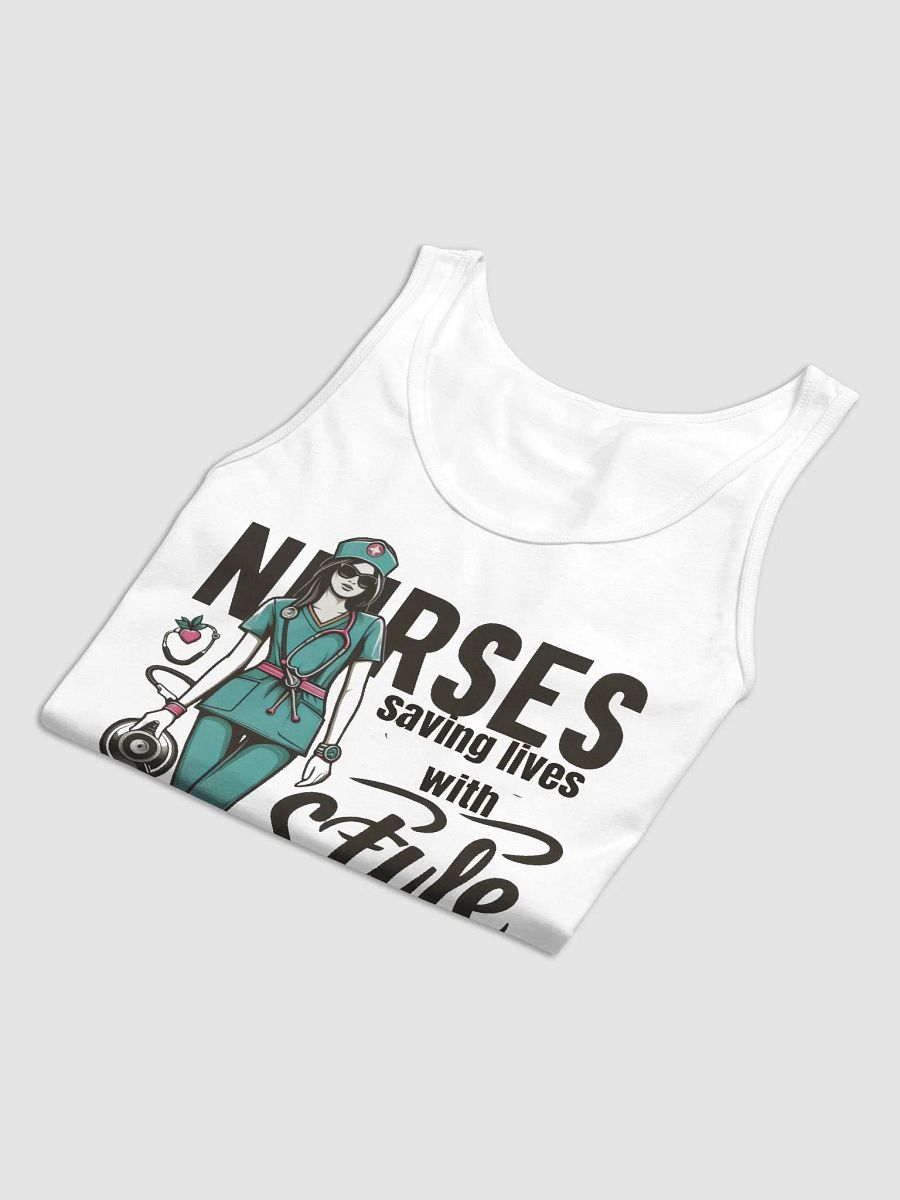Health Professionals: Stylish Nurse Heartbeat Tank product image (11)