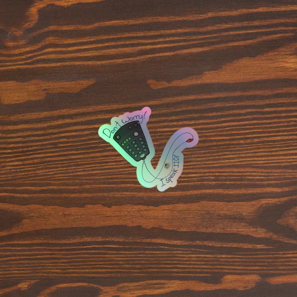 Don't Worry! I Speak 110! ERS-110 Sound Controller Sticker product image (5)