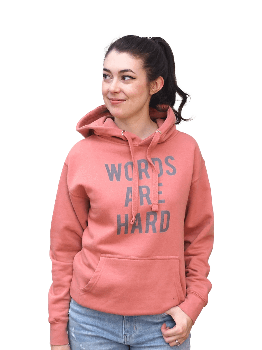 Words Are Hard Hoodie product image (6)