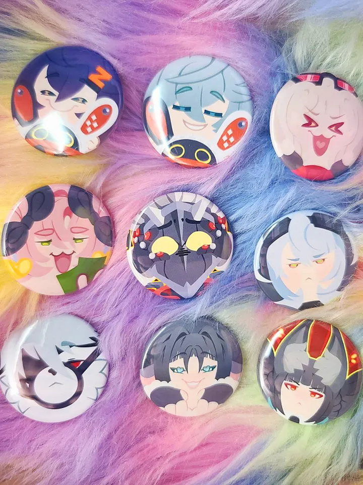 Gacha Zone Zero | Button Set product image (1)