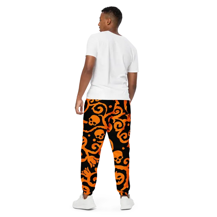 Scary Pumpkins Skull Unisex Track Pants product image (1)