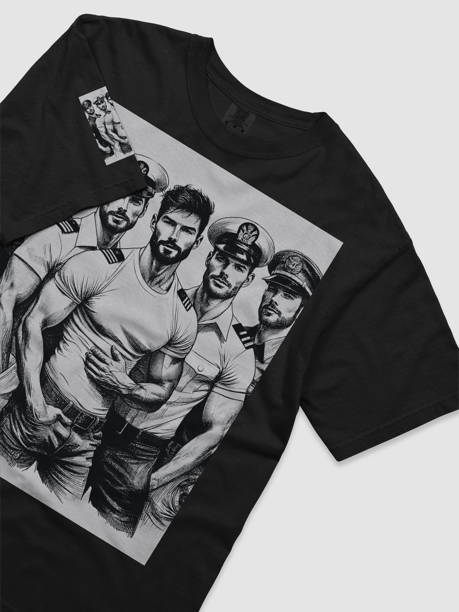Top Guns Military Tom of Finland Tribute Gay Pride T Shirt product image (50)