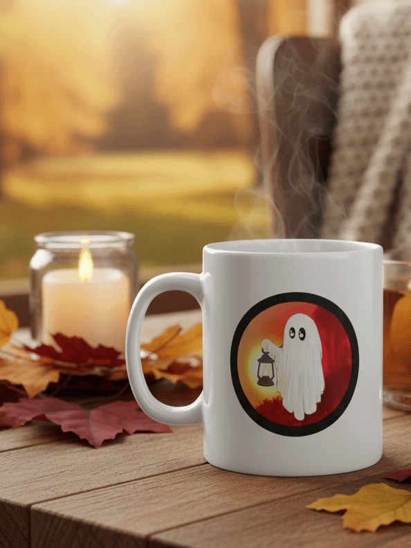 Pathkeeper Glowing Lantern Ghost Mug product image (2)